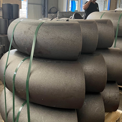 Round Connection ANSI Mild Steel 90 Degree Elbow Polished